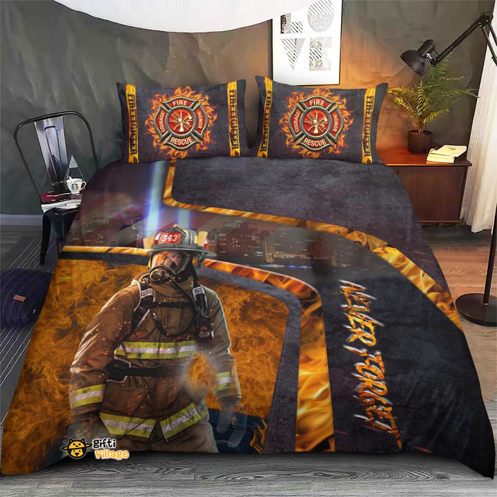 Firefighter Bedding Set