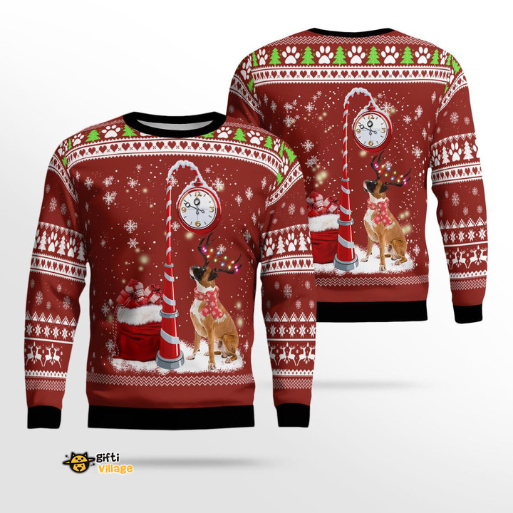 Boxers dog Ugly Sweater