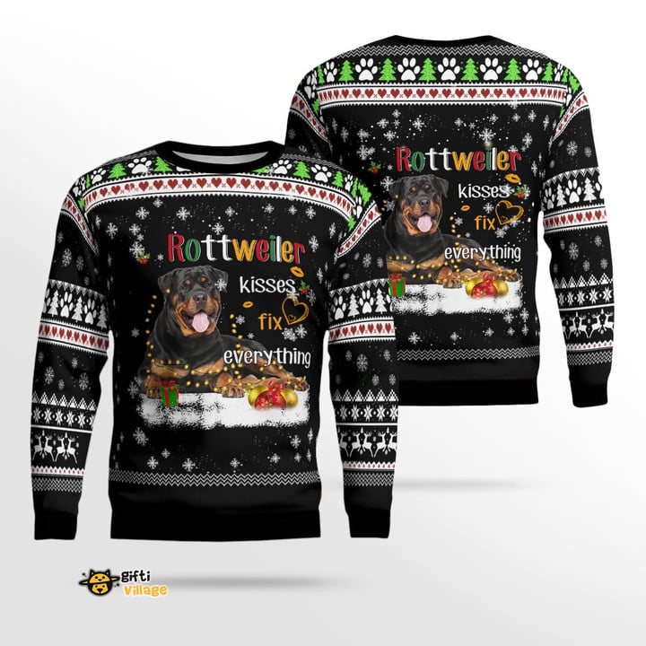 Rottweiler Ugly Sweater