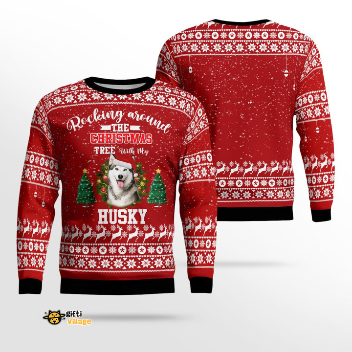 Husky Ugly Sweater