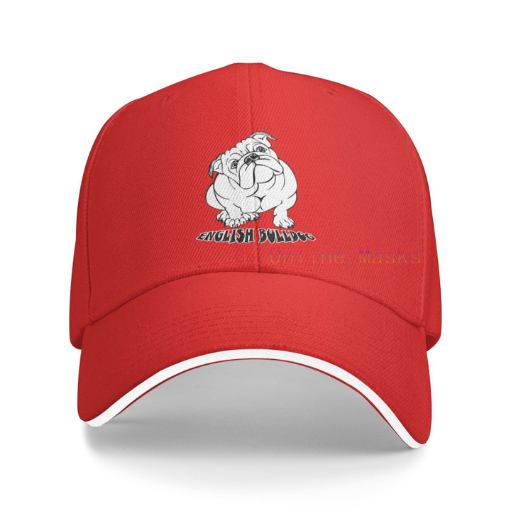 Cute English Bulldog Sandwich Hat