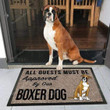 Boxer Dog Welcome Mat Boxer Dog Clean Machine Doormat Fun Fall Doormats For Outdoor Entrance Home