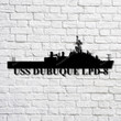 Uss Dubuque Lpd8 Navy Ship Metal Art, Custom Us Navy Ship Cut Metal Sign Uss Dubuque Sublimation Metal Sign Blanks Funny Signs For Garden