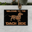 Welcome To The Dach Side Dachshund Front Back Door Rug Durable Rubber Backing Doormat Welcome To Shitshow Doormat Huge Floor Mat For House