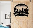 Personalized Farm Scene Metal Signs Personalized Farm Wine Sign Fit Funny Signs For Man Cave