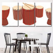 African Drums Vector Illustration Isolated On Drum Music Canvas African Drums Canvas Tarp Gorgeous Supplies For Canvas Painting