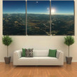 Beautiful View Exoplanet Alien Planet Computergenerated 42 Fantastic Premium Canvas Art Beautiful View Canvas Tote Dog Huge Rectangle Canvas For Painting
