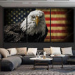 Oil Painting Majestic Bald Eagle Against Eagle Animals Premium Painting Canvas Oil Painting Kids Canvas Painting Set Clean Small Art Canvas For Kids