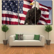 Bald Eagle Usa Flag Eagle Animals Premium Canvas Wall Art Bald Eagle Canvas Tote Bag Glitter Fit Large Canvas For Painting