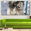 Big Shaggy Yak White Mountains Caucasus Bison Animals Painting Canvas Big Shaggy Canvas Bin Storage Nice Gold Paint For Canvas