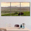 Post Card Type Photo Yellowstone National Bison Animals Canvas Art Post Card Canvas Dogs Fun Double Primed Canvas For Oil Paints