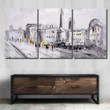 Oil Painting City View Prague 1 Abstract Painting Canvas Oil Painting Canvas Boads Tiny Rectangle Canvas For Painting