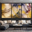 Exotic Art Golden Swirl Artistic Design 1 1 Abstract Canvas Wall Art Exotic Art Canvas Bag Long Handle Big Double Primed Canvas For Oil Paints