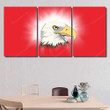 Bald Eagle On Red White Background Eagle Animals Premium Canvas Art Bald Eagle Teal Canvas Storage Bins Fun Painting Canvas For Kids