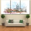 Building View Landmark Chisinau Capital Eastern Christian Painting Canvas Building View Canvas Board Large Fit Canvas Painting For Kids