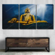 Buddha Sat On Top Mountain Beautiful Buddha Religion Canvas Buddha Sat Weed Canvas Great Canvas For Coloring