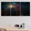 Space Background Scifi Astronaut Standing On Astronaut Canvas Art Space Background Heart Canvas Tiny Canvas Boards For Oil Painting