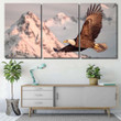 American Bald Eagle Flight Illustrated Over 1 1 Eagle Animals Premium Canvas Wall Art American Bald 24x36 Canvas Nice Canvas For Painting For Kids