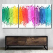 Colorful Pastel Sticks Texture Abstract Painting Canvas Colorful Pastel Artest Canvas Huge Frame For Canvas