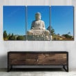 Giant Sitting Buddha Chen Tien Buddhist 1 Buddha Religion Canvas Wall Art Giant Sitting Cotton Canvas Tent Great Paint Canvas For Kids