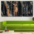 Smell Springdeer Breathing Fresh Spring Air Deer Animals Canvas Art Smell Springdeer Art Canvas Supplies Elegant Supplies For Canvas Painting