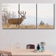 Mule Deer Buck Taken During Rut Deer Animals Canvas Wall Art Mule Deer Stretched Canvas Fit Canvas Sheets For Painting