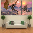 Dragons Fantasy World 03 Dragon Animals Painting Canvas Dragons Fantasy Plastic Canvas Sheets Beautiful Large Canvas For Painting