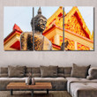 Old Buddha Statue Thailand Buddha Religion Canvas Old Buddha Stretched Canvas Small Paint Markers For Canvas