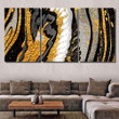 Agate Crystal Golden Swirl Artistic Design 1 1 Abstract Canvas Art Agate Crystal Canvas Bulk Gorgeous Paint Canvas For Kids