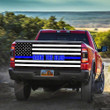 Back The Blue Truck Truck Tailgate Back The Tailgate Wrap American Flag Attractive Flag Decals For Vehicles