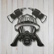 Metal Fire Fighter Sign Metal Fire Halloween Signs Outdoor Kawaii Personalized Signs For Home Decor