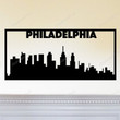 Philadelphia City Skyline Landscape Beautiful Solid Steel Decorative Accent Metal Art Wall Signs Philadelphia City Tin Sign Wonderful Metal Letters For Outdoor Signs
