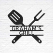 Personalized Grilling Utensils Metal Wall Signs Personalized Grilling Rustic Tin Signs Elegant Personalized Signs For Outdoors