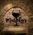 Murphys Wineglass Add Your Name On This Metal Sign Murphys Wineglass Metal Sign Holder Gorgeous Outdoor Signs For Backyard