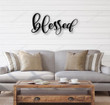 Blessed Metal Wall Sign Blessed Metal Custom Name Wall Sign Fit Vintage Signs For Garage