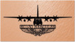Kc130 Hercules Aircraft With Nfo Wings (naval Flight Officer) Metal Sign Kc130 Hercules Family Wall Sign Fit Metal Welcome Signs For Outside