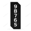 Vertical Number Monogram Cut Metal Sign Vertical Number Small Decor Signs Huge Metal Beer Signs For Bar Decor