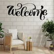 Metal Wall Decor Welcome Sign Metal Wall Garden Signs Decorative Outdoor Gorgeous Big Family Signs For Home Decor