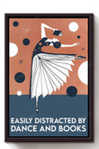 Easily Distracted By Books Dance Canvas Easily Distracted Canvas Wall Art Navy Cool Canvas Sleeping Bags For Adults