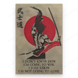 Samurai Canvas I Dont Know Canvas Wall Art Samurai Canvas Canvas Set Cool Canvas Sleeping Bags For Adults