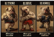 Vintage Bulldog Boxer Be Strong Canvas Wall Art Vintage Bulldog Canvas Picture Wall Plain Rectangle Canvas For Painting
