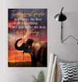 Vintage Elephant The Happiest People Canvas Art Vintage Elephant Canvas Picture Wall Fun Polyester Canvas For Sublimation