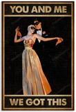 Vintage Dancing Couple We Got Canvas Vintage Dancing Painters Canvas Large Cool Painting Canvas For Kids