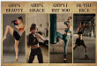 Vintage Girl Kick Boxing Beauty Canvas Art Vintage Girl Striped Canvas Bin Funny Canvas App For Students