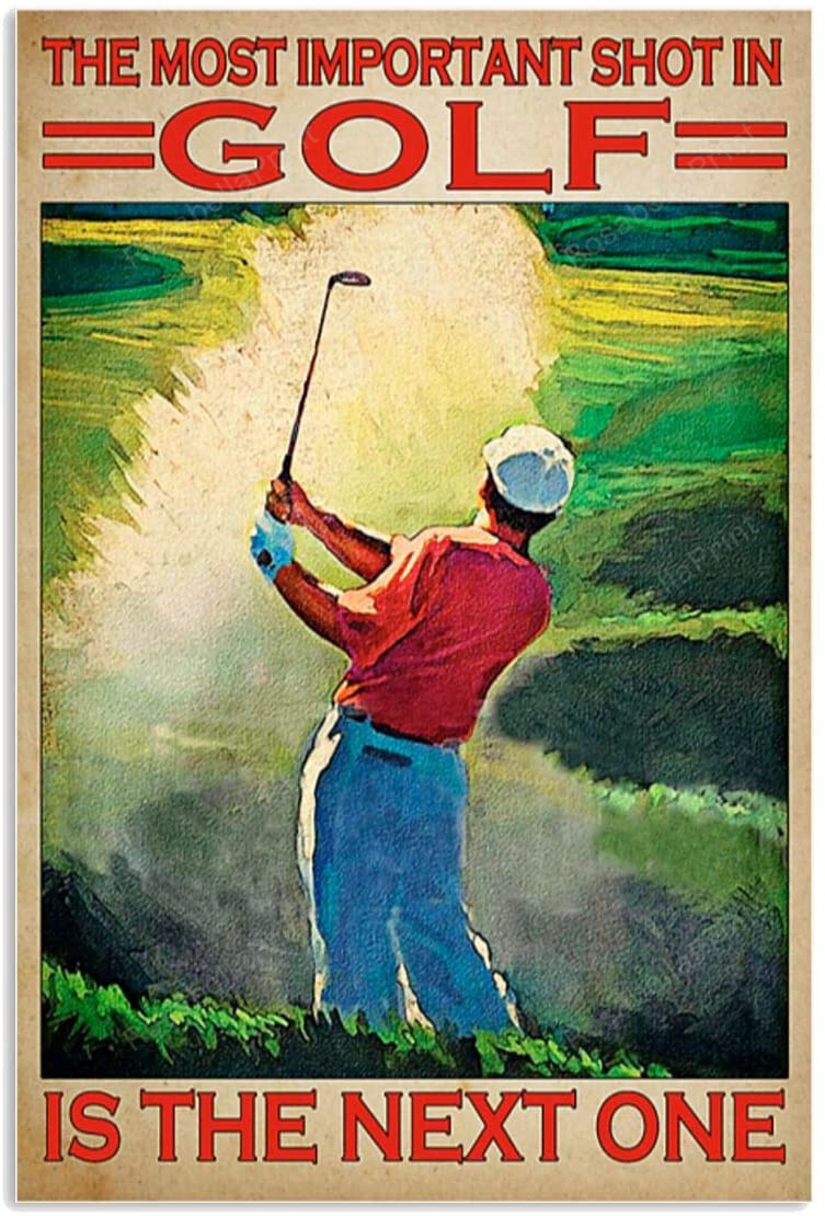 Vintage Man Golf The Next Canvas Vintage Man Art Supply Canvas Big Polyester Canvas For Sublimation