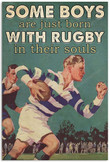 Vintage Man Playing Rugby Some Painting Canvas Vintage Man Reverse Canvas Clean Painting Canvas For Kids