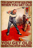 Vintage Old Man Playing Golf Painting Canvas Vintage Old Canvas Pouch Bulk Plain Labels For Canvas Bins