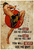 Vintage Muay Thai See Me Painting Canvas Vintage Muay Bella Canvas Triblend Hoodie Puny Canvas Boards For Oil Painting