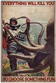 Vintage Scuba Diving And Octopus Canvas Vintage Scuba Artkey Canvas Funny Gold Paint For Canvas