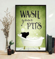 Wash Your Pits Bathroom Present Canvas Wall Art Wash Your Canvas Rafts Fit Canvas For Painting For Kids
